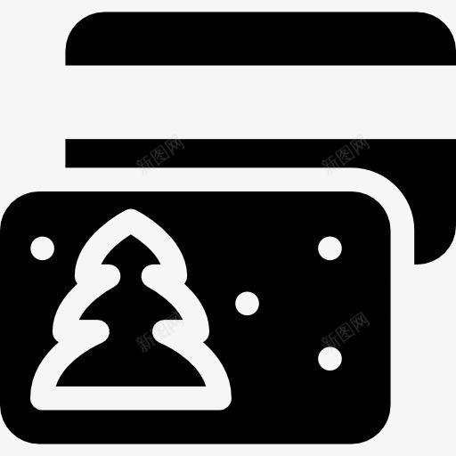 圣诞礼品卡图标png_新图网 https://ixintu.com 信用卡 借记卡 圣诞 礼物