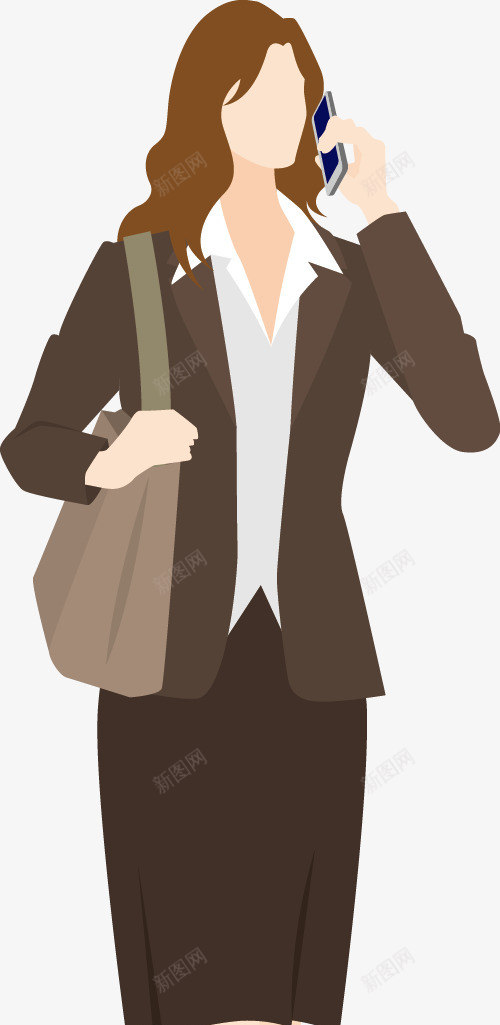 打电话的职业女性png免抠素材_新图网 https://ixintu.com 女人服装图 女性 女性服装 女性职业服装 女性职业装 女模特 服装 白领服装 矢量服装 职业装
