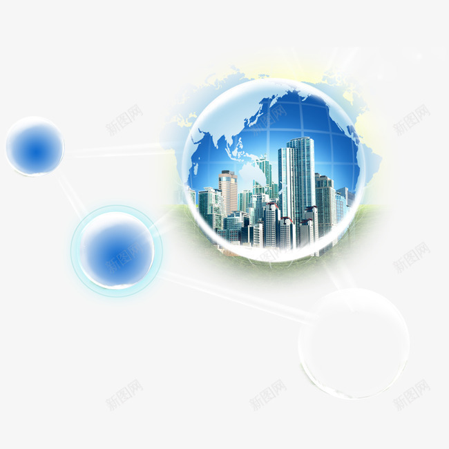 科学元素psd免抠素材_新图网 https://ixintu.com 互联网 地球 科学元素 科技元素