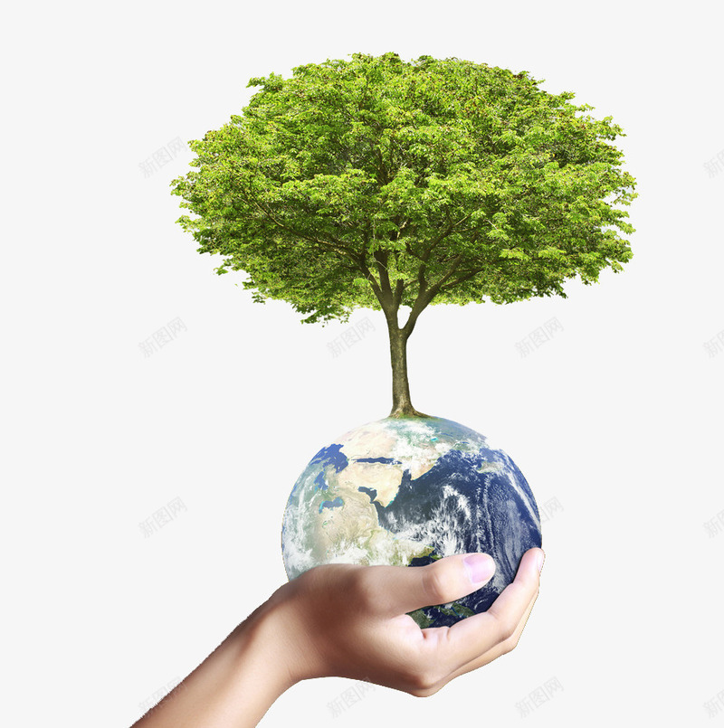 手捧绿树手捧绿植png免抠素材_新图网 https://ixintu.com 手捧地球 手捧绿树 手捧绿植 植树节