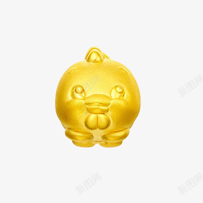 周大福小鸡黄金转运珠png免抠素材_新图网 https://ixintu.com 产品实物 十二生肖 周大福 小鸡 转运珠 黄金