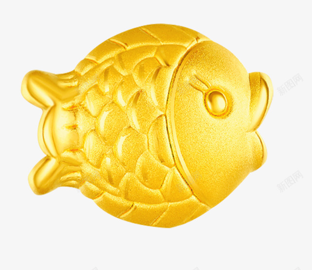 周大生黄金转运珠金鲤鱼png免抠素材_新图网 https://ixintu.com 周大生 女款 新款 硬足金 转运珠 金鲤鱼 黄金
