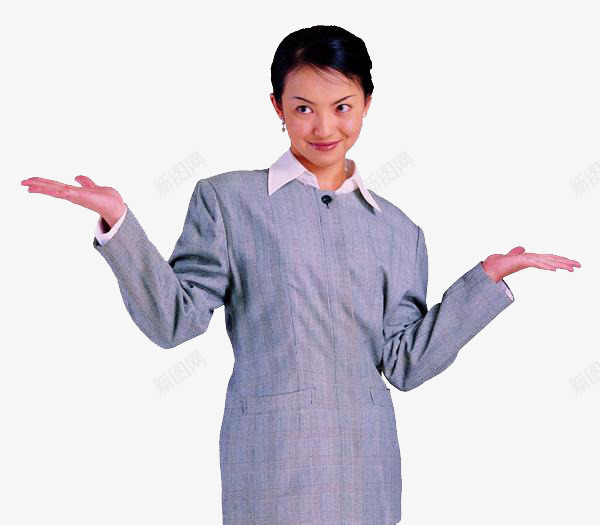 摊手女性png免抠素材_新图网 https://ixintu.com 双手 女 摊手 衬衣