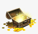 宝箱png免抠素材_新图网 https://ixintu.com 箱子 金色 黄金