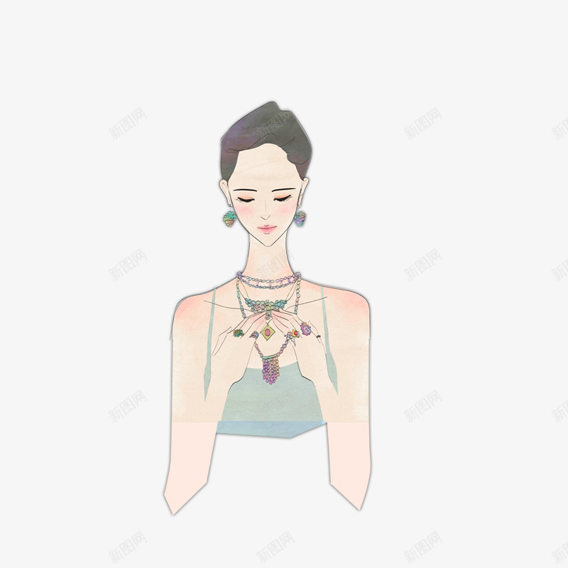 粉色现代海报装饰png免抠素材_新图网 https://ixintu.com 买买买 女人 女性 海报 现代 装饰 购物 逛街