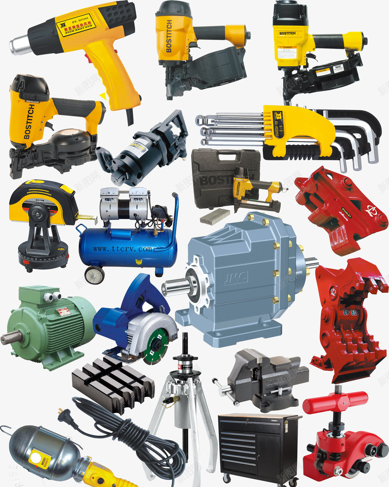 电器工具png免抠素材_新图网 https://ixintu.com 五金 机器 机械 电器 电钻