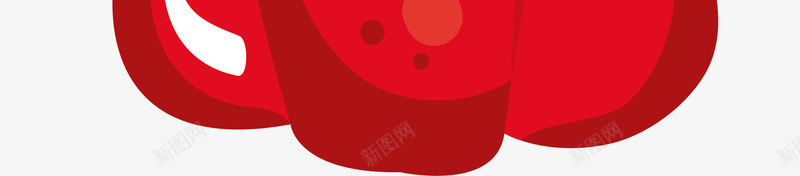 红色卡通菜椒png免抠素材_新图网 https://ixintu.com 手绘 料理 果蔬 菜椒 蔬菜 食材 食物