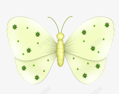 白色翅膀卡通蝴蝶png免抠素材_新图网 https://ixintu.com 卡通 白色 翅膀 蝴蝶