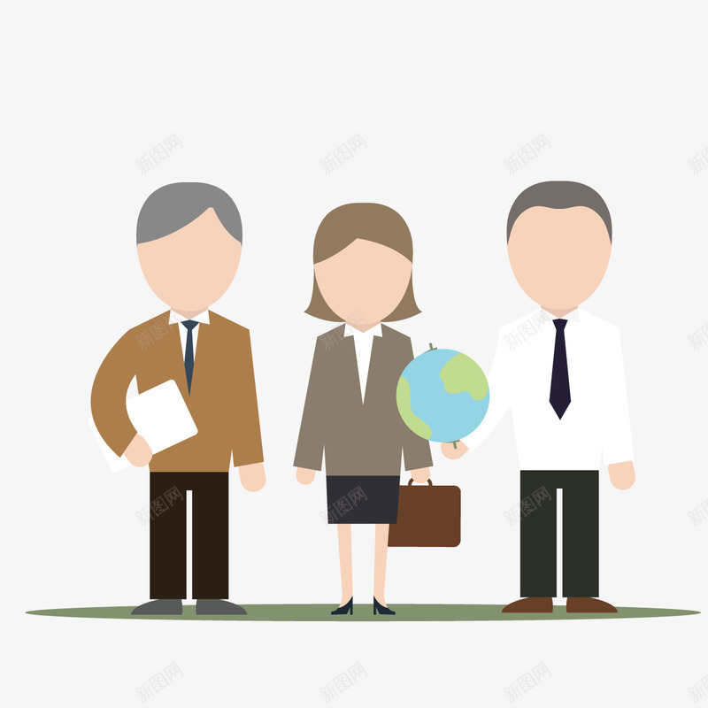 人民教师png免抠素材_新图网 https://ixintu.com 地球仪 女老师 男老师 老师