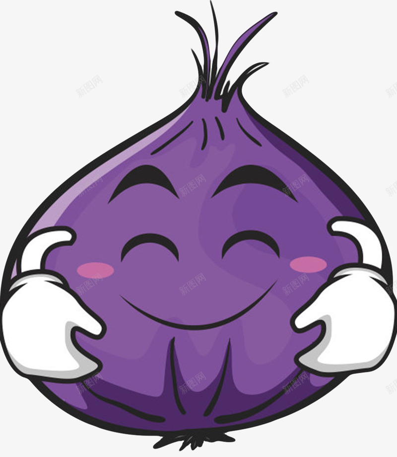紫色新鲜食物生鲜卡通png免抠素材_新图网 https://ixintu.com 免扣 免费下载 卡通手绘 卡通生鲜 水果 生鲜 肉 蔬菜 食物