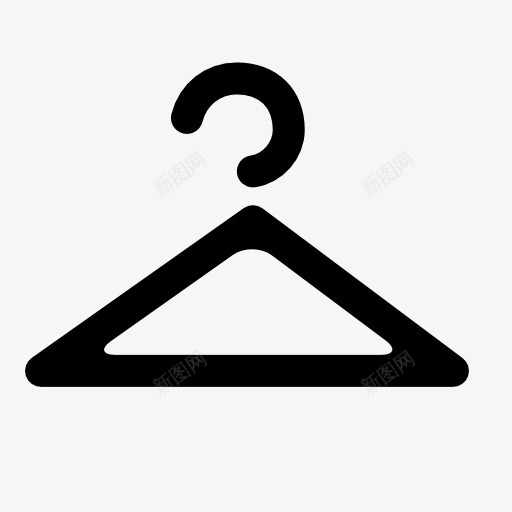 衣服晒衣架图标png_新图网 https://ixintu.com