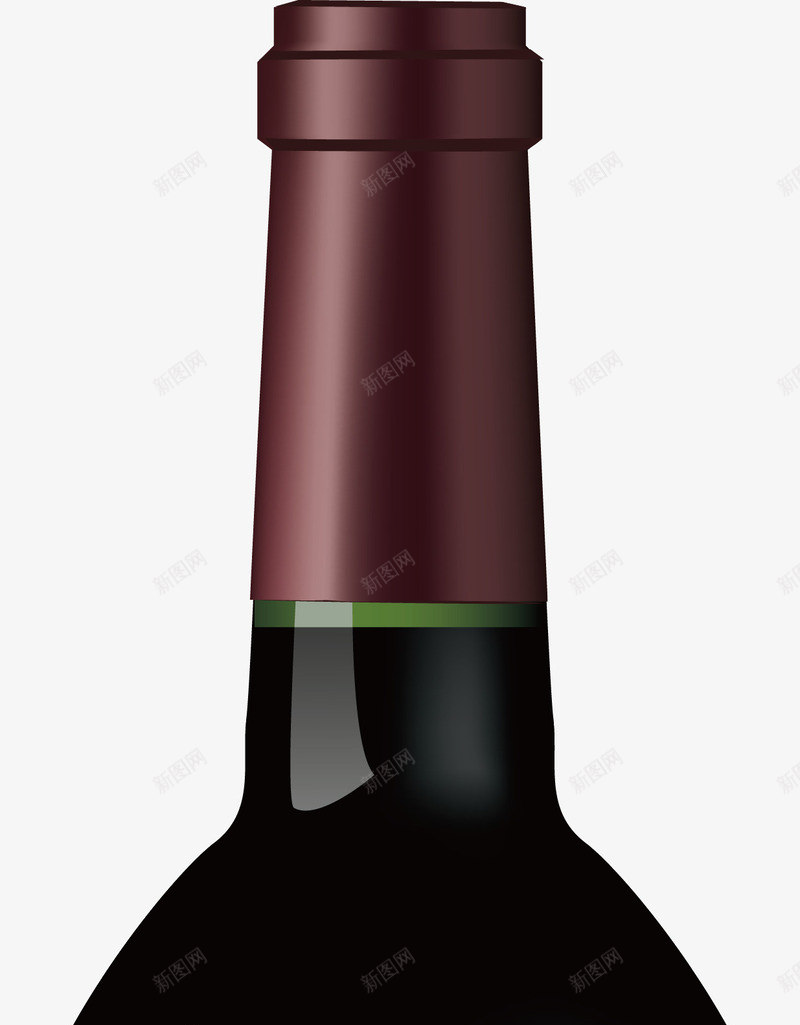 黑色酒瓶png免抠素材_新图网 https://ixintu.com 卡通酒瓶 啤酒瓶 白酒瓶 空酒瓶 红酒瓶 葡萄酒瓶 酒瓶矢量 酒瓶设计 黑色酒瓶