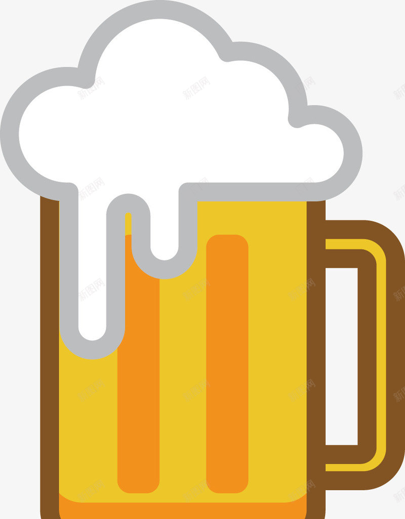 简笔画啤酒png免抠素材_新图网 https://ixintu.com 一杯啤酒 卡通啤酒杯 啤酒 啤酒杯 啤酒节 啤酒花 手绘啤酒杯 水花 泡沫