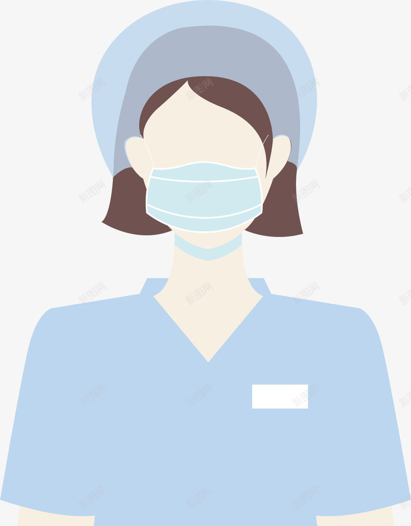 浅色护士png免抠素材_新图网 https://ixintu.com 医院护士 卡通 卡通小护士 女性护士 护士 浅色