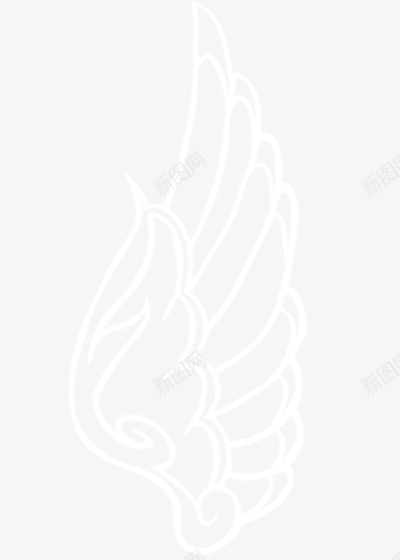 翅膀png免抠素材_新图网 https://ixintu.com 个性翅膀 天使的翅膀 天使翅膀 小翅膀 白色翅膀 简笔翅膀 线条翅膀 翅膀