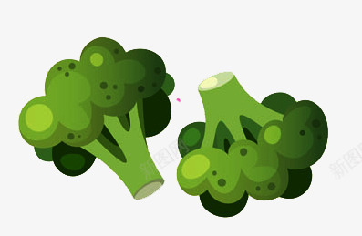蔬菜psd免抠素材_新图网 https://ixintu.com 植物 蔬菜 西南花 食物