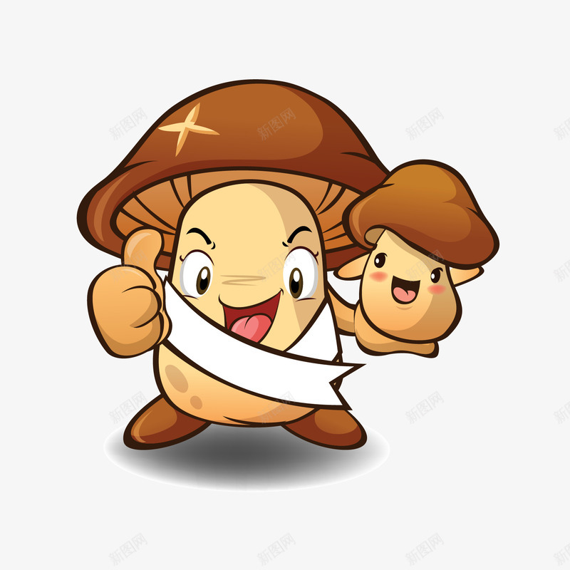 卡通蔬菜人物png免抠素材_新图网 https://ixintu.com 人物 卡通 蔬菜 蔬菜Q版 蘑菇 蘑菇小人
