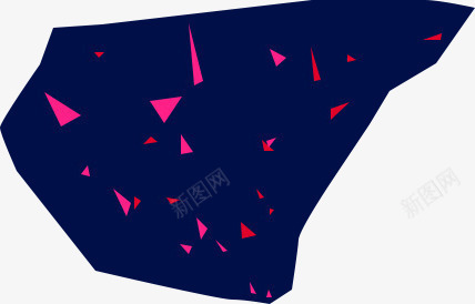 色块三角形卡通效果png免抠素材_新图网 https://ixintu.com 三角形 卡通 效果 色块