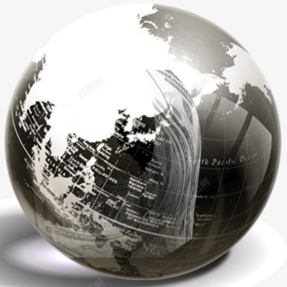 地球世界地图png免抠素材_新图网 https://ixintu.com 世界地图 地球 数据 版图