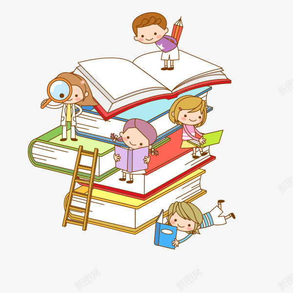 书中自有黄金屋书中自有颜如玉png免抠素材_新图网 https://ixintu.com 书中 小朋友 自有 颜如玉 黄金屋