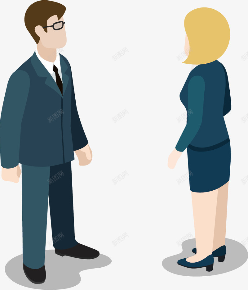 商务人物矢量图ai免抠素材_新图网 https://ixintu.com EPS 妇女女性 成功人士 白领 矢量图