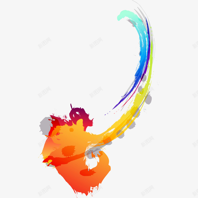 彩色水墨喷溅png免抠素材_新图网 https://ixintu.com 喷溅 彩色 彩色喷溅 彩色水墨 水墨 水墨喷溅 水墨彩色