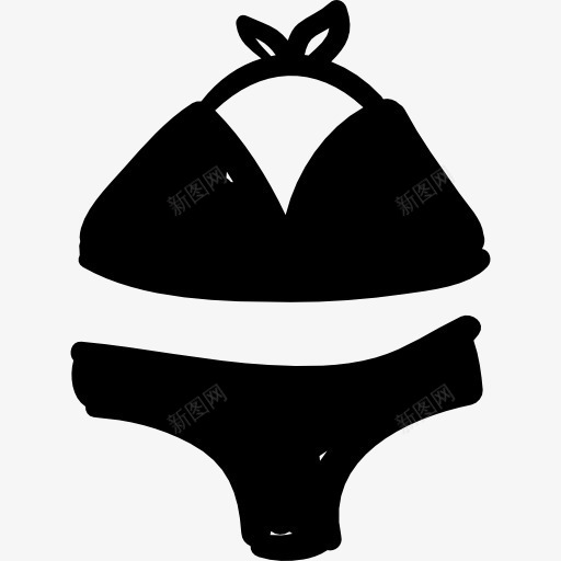 沙滩比基尼手绘衣服图标png_新图网 https://ixintu.com Bikinis夜店 女性 布 手绘 手绘的海滩 时尚 泳装 海滩 衣服