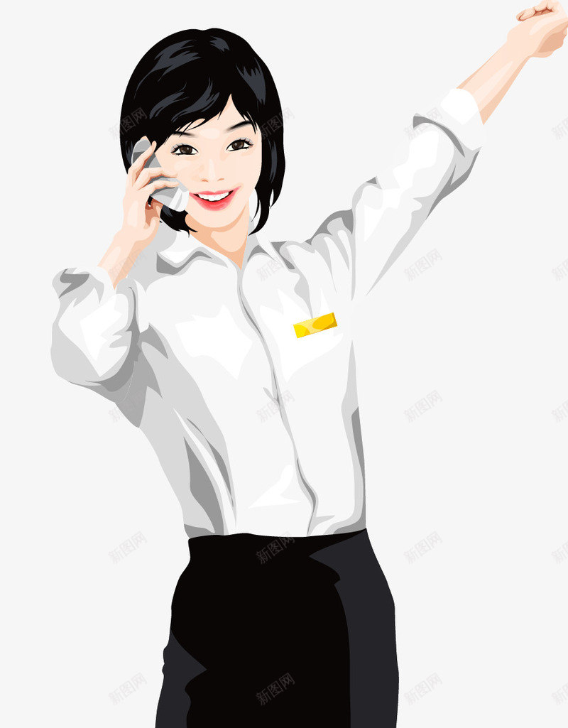 职场白领png免抠素材_新图网 https://ixintu.com 女性 白领 矢量素材 职场