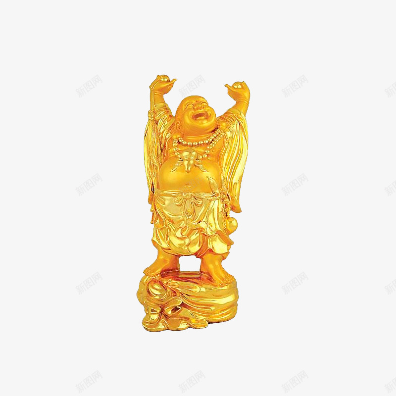黄金佛像png免抠素材_新图网 https://ixintu.com 佛像 寺庙元素 装饰素材 雕像 黄金