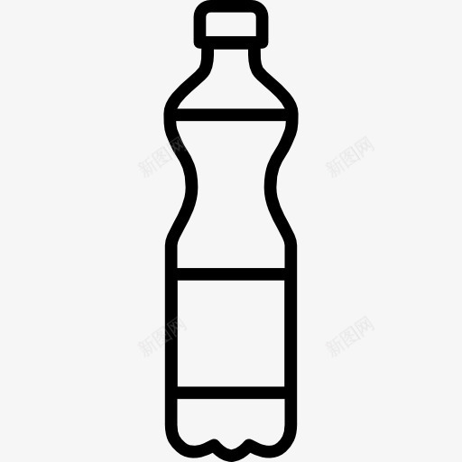瓶芬达图标png_新图网 https://ixintu.com 汽水 苏打水 软饮料 食品 饮料瓶