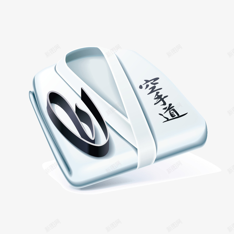 空手道衣服矢量图ai免抠素材_新图网 https://ixintu.com 服装矢量 白色衣服 空手道服矢量 运动服 矢量图