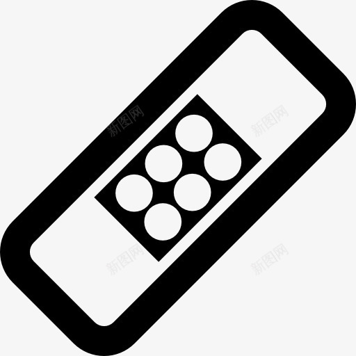 旋转矩形里的一点图标png_新图网 https://ixintu.com 接口 点 点缀 矩形