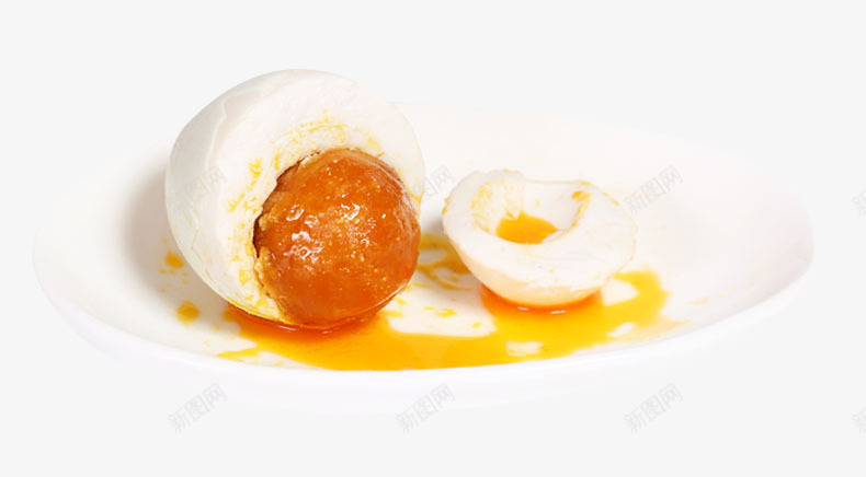 新鲜制作鸭蛋咸蛋png免抠素材_新图网 https://ixintu.com 农家鸭蛋 天然食材 鸭蛋黄