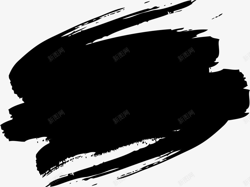 黑色绘画涂料png免抠素材_新图网 https://ixintu.com 中国风墨水 墨迹 涂料 画画 绘画 黑色水墨