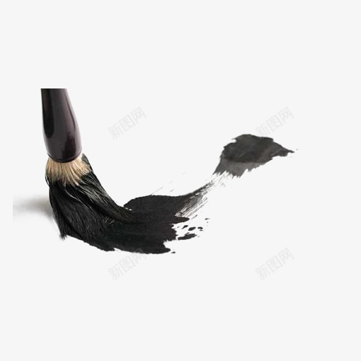 中国风毛笔png免抠素材_新图网 https://ixintu.com 中国风 国粹 墨迹 毛笔 毛笔刷 水墨 水墨画 画笔 笔刷装饰