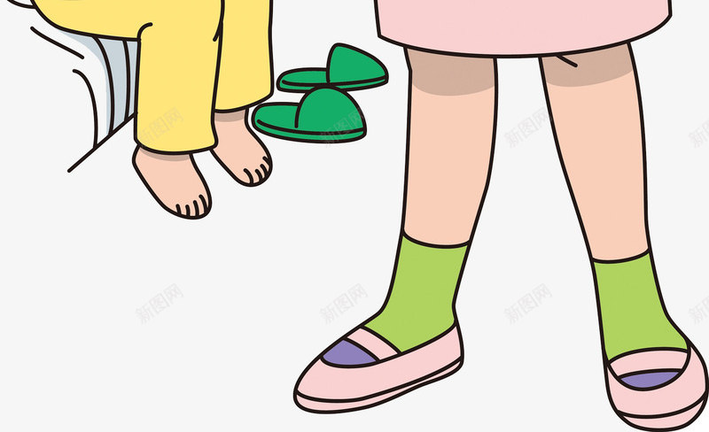 量体温的护士png免抠素材_新图网 https://ixintu.com 体温计 卡通 女人 小男孩 手绘 护士 漂亮的