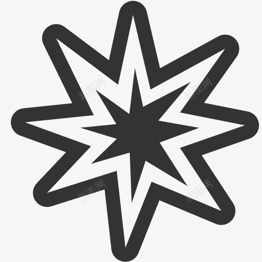 爆炸闪光Windows8Metro风格图标png_新图网 https://ixintu.com Bang flash 爆炸 闪光