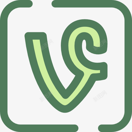 葡萄图标png_新图网 https://ixintu.com 品牌和标志 标志 标识 社交媒体 社交网络 藤 视频