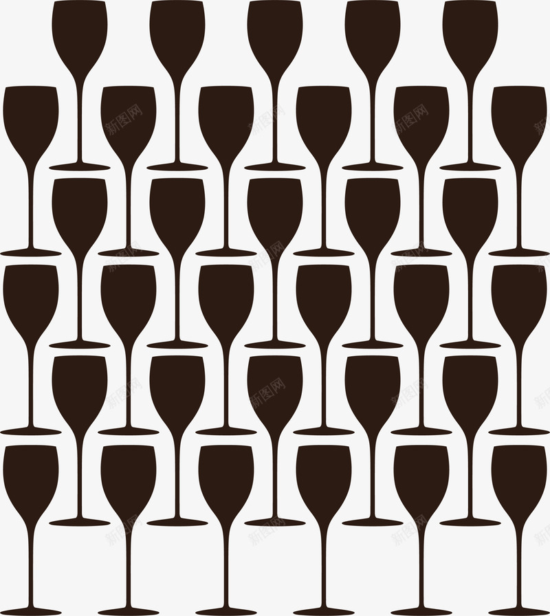 黑色酒杯背景png免抠素材_新图网 https://ixintu.com 免抠PNG 玻璃杯 红酒 背景 边框纹理 酒杯 黑色