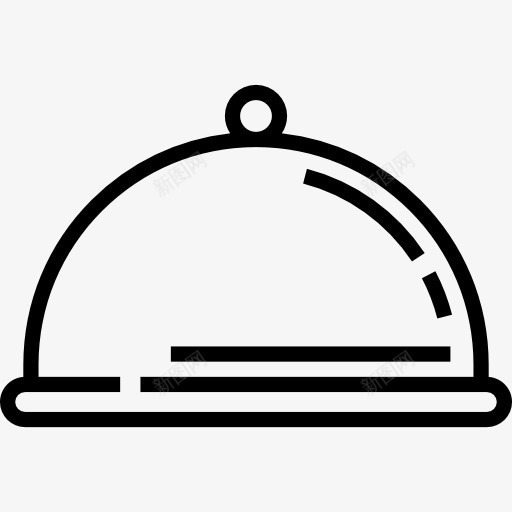 托盘图标png_新图网 https://ixintu.com 器皿 工具 托盘 盖 盘 食品 食品和餐厅