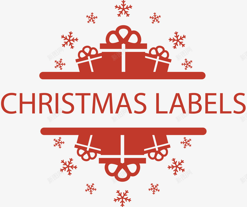 红色圣诞节礼物标签png免抠素材_新图网 https://ixintu.com Christmas 圣诞礼物 圣诞节 礼品 礼物 红色标签 节日礼物