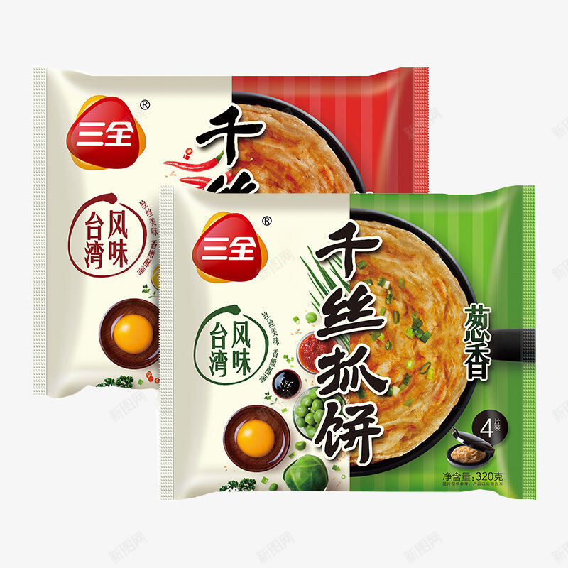 千丝手抓饼png免抠素材_新图网 https://ixintu.com 冷冻速冻食品 手抓饼 零食 食品