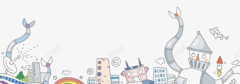机械人png免抠素材_新图网 https://ixintu.com 房子建筑 机械人