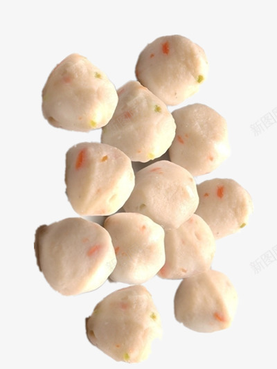 新鲜的鱼丸png免抠素材_新图网 https://ixintu.com PPT 丸子 白色 食物