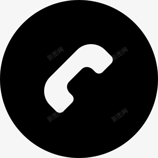 呼叫按钮图标png_新图网 https://ixintu.com 手机 手机控制 电话 电话听筒