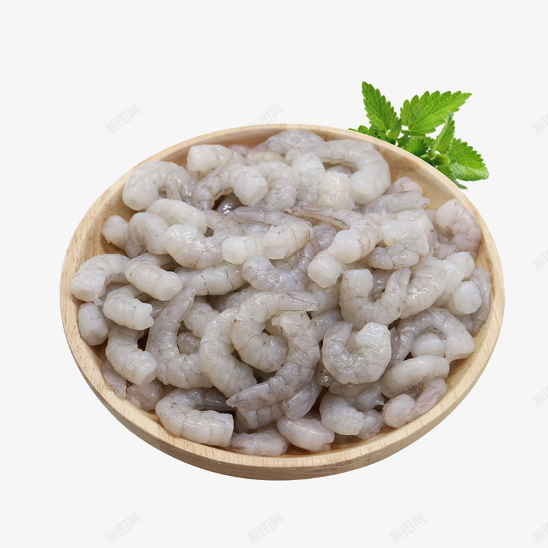 一碟新鲜的虾肉仁png免抠素材_新图网 https://ixintu.com 海鲜食品 澳洲龙虾 美味虾子 薄荷 虾子设计 麻辣虾 龙虾设计