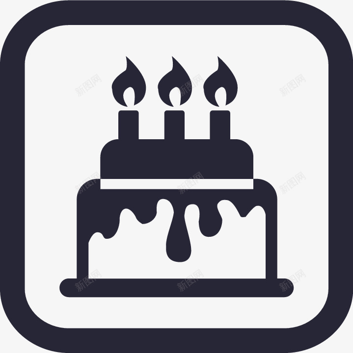 生日礼品矢量图图标eps_新图网 https://ixintu.com 生日礼品 矢量图
