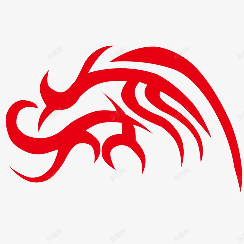 翅膀花纹png免抠素材_新图网 https://ixintu.com 纹身图案 翅膀 花纹