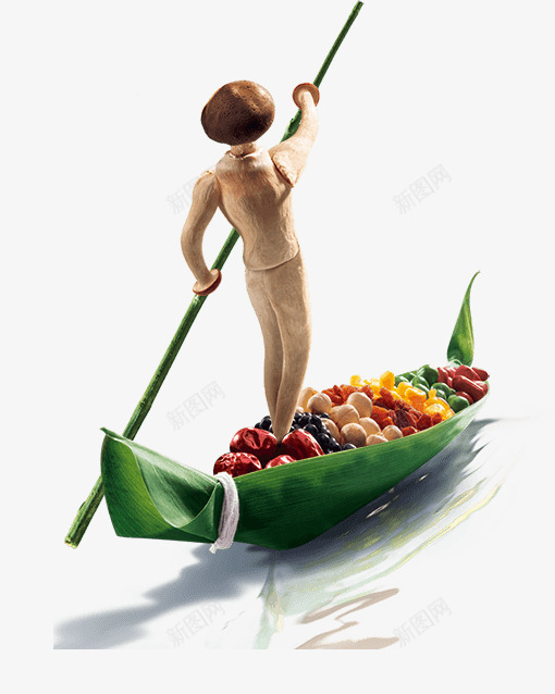 乘船的小人psd免抠素材_新图网 https://ixintu.com 乘船的小人
