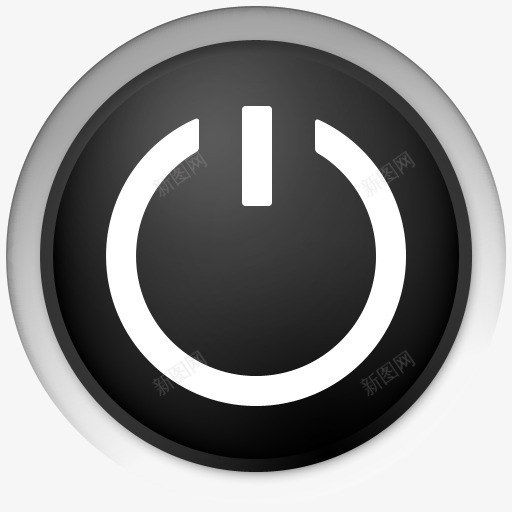 黑色备用关机在离关闭我喜欢按钮图标png_新图网 https://ixintu.com black off on shutdown standby 关机 关闭 在离 备用 黑色